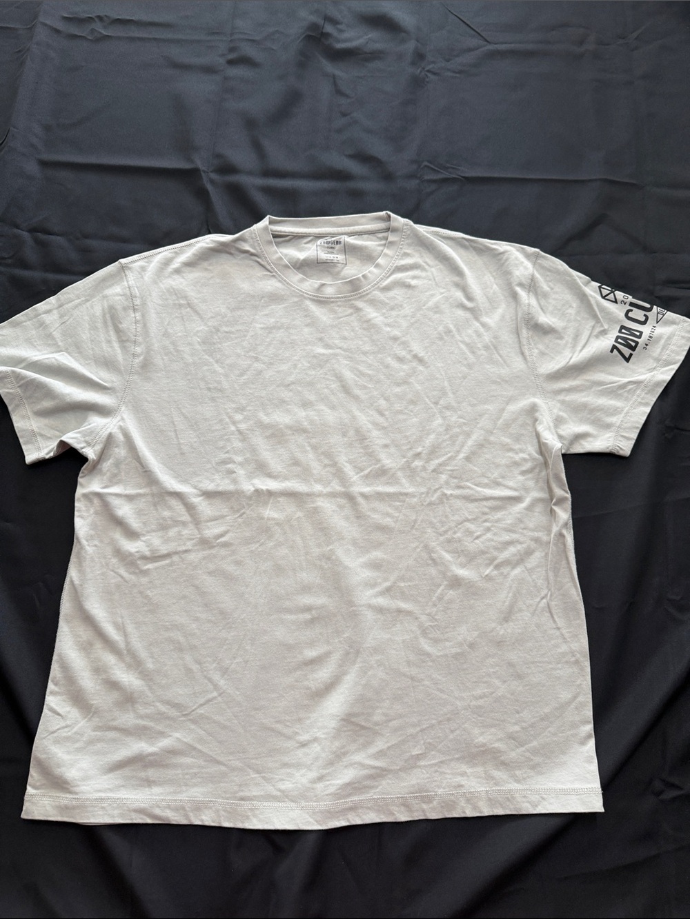 RAW GEAR Plain Crewneck Short Sleeve T-Shirt - White